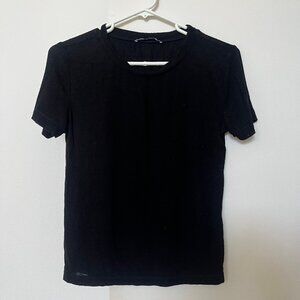 Soft Stretchy Black Tee Shirt